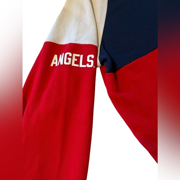 Los Angeles Angels Women’s size XXL Starter baseline raglan pullover sweatshirt - Picture 5 of 9